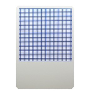 Flipside Products 1/4" Graph Dry Erase Board, 11" x 16" - 1 of 3