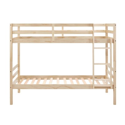 AZL1 Life Concept Beds Twin Sturdy Wood Frame Easy Assembly Reliable and Safe Sleep Multi-Purpose for Kids Room, Natural, 78.35"*43.7"*61.81"