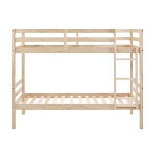 AZL1 Life Concept Beds Twin Sturdy Wood Frame Easy Assembly Reliable and Safe Sleep Multi-Purpose for Kids Room, Natural, 78.35"*43.7"*61.81" - 1 of 4