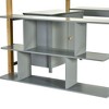 NicBex Twin Size Bunk Bed with Foldable Desk Wooden Bed Frame with Storage Shelves, Ladder and Full Length Guardrail, No Box Spring Required - 4 of 4