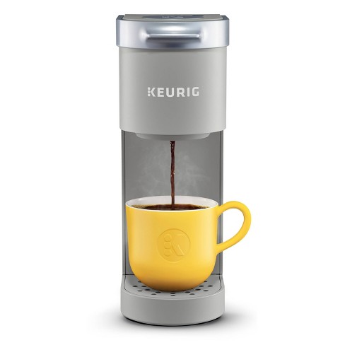 Keurig K mini Single serve K cup Pod Coffee Maker Gray Compact 12 Oz Capacity Automatic Shut off Cord Storage Target