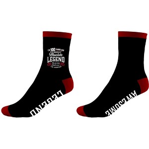 Pavilion Gift Company - 100 Years - Bamboo Crew Socks - Socks - 1 of 4