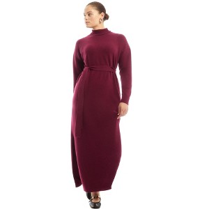 June + Vie by Roaman's Turtleneck Sweater Dress - 1 of 4
