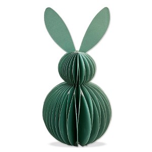 tag Bunny Paper Decor Small Seafoam Easter Tabletop Mantel Decorations 6.25 in - 1 of 1