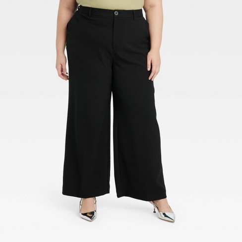 Womens High Waist Wide Leg Palazzo Pants Classic Work Business Casual  Straight-Leg Pants Trousers with Pockets, Khaki, Small : :  Clothing, Shoes & Accessories