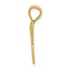 Black Bow Jewelry 14k Yellow Gold 18mm Trinity Symbol Pendant - 2 of 4