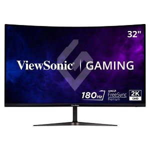 ViewSonic VX3218C-2K 32 Inch Curved 1440p 1ms 165Hz Gaming Monitor with AMD FreeSync Premium, Eye Care, HDMI and Display Port - 1 of 4