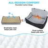 JOEJOY Elevated Dog Car Seat, Memory Foam Pet Booster Seat with Detachable Washable Cover, Portable Travel-Safe Bed for Cars - 4 of 4