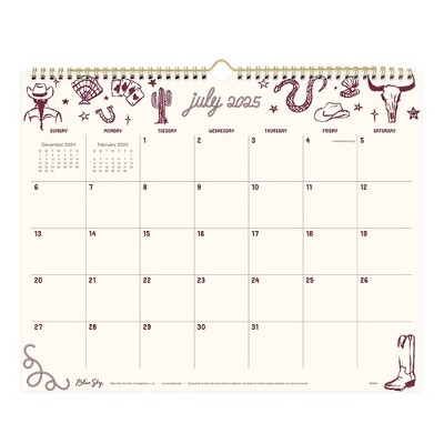 Blue Sky 15"x12" Monthly Wall Calendar Pop Culture Assorted