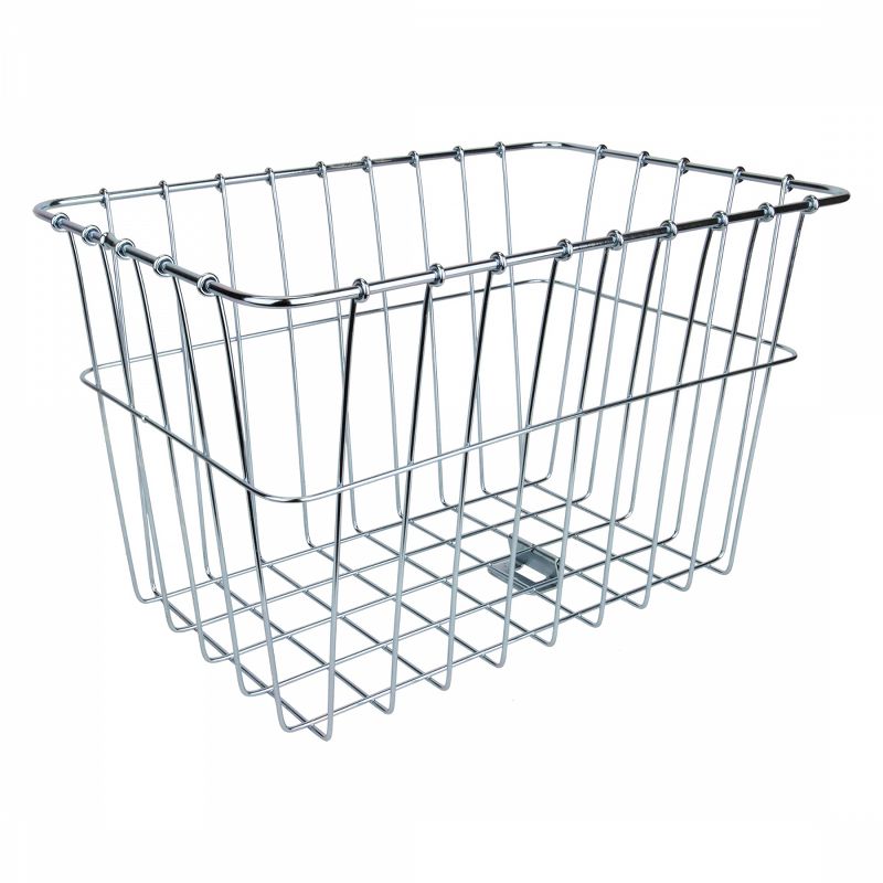 Wald Products #585 Rear Basket Silver Steel 9.5x14.5x9`, 1 of 2