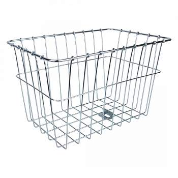 Wald Products #585 Rear Basket Silver Steel 9.5x14.5x9`