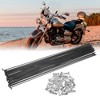 Unique Bargains 14G Bicycle Carbon Steel Spoke with Nipples Black 36 Pcs - 2 of 4