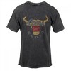 Mens Coors Banquet Rodeo Long Horns Logo Distressed Front and Back T-Shirt - 3 of 4