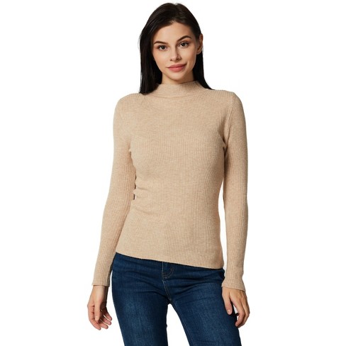 Women's lightweight 2025 mock turtleneck