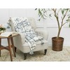 C&F Home 50" x 60" Esha Blue & White Damask Pattern Super Soft Cozy Accent Throw Blanket - 3 of 4