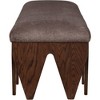 Meridian Furniture,Altair Velour Fur Fabric Bench - 4 of 4