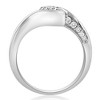 Pompeii3 1 1/4Ct Moissanite Bezel Diamond Engagement Ring in 10k White or Yellow Gold - 2 of 4