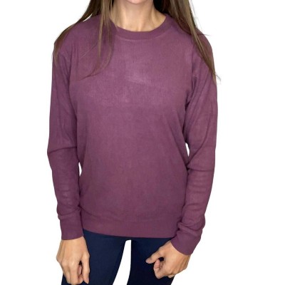 Women's Corrine Ribbed Pullover Top - Michelle Mae