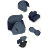 INSPIRE CHIC Women's Interlock 8-shaped Faux Leather Buckle Elastic Belt 1 Pc - 2 of 4
