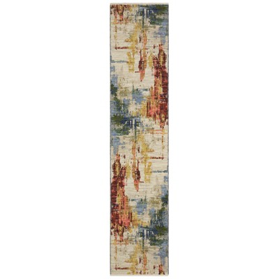 Oriental Weavers Soleri SOL01 Beige/ Multi Indoor Area Rug - 2'6" x 12'
