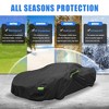 Unique Bargains Waterproof with Zipper Car Cover for Chevrolet Corvette C4 1984–1996 Black - 2 of 4