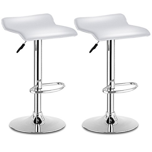 White backless online stools