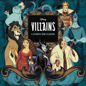Disney 2026 Villains 12"x12" Wall Calendar - 1 of 4