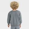 Toddler Boys' Washed French Terry Sweatshirt - Cat & Jack™ - 3 of 4