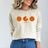 S.W.Smiley Pumpkin Pies - Women's Graphic Sweatshirt - 3 of 4