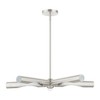 Livex Lighting Acra 5 - Light Chandelier in  Brushed Nickel - 3 of 4