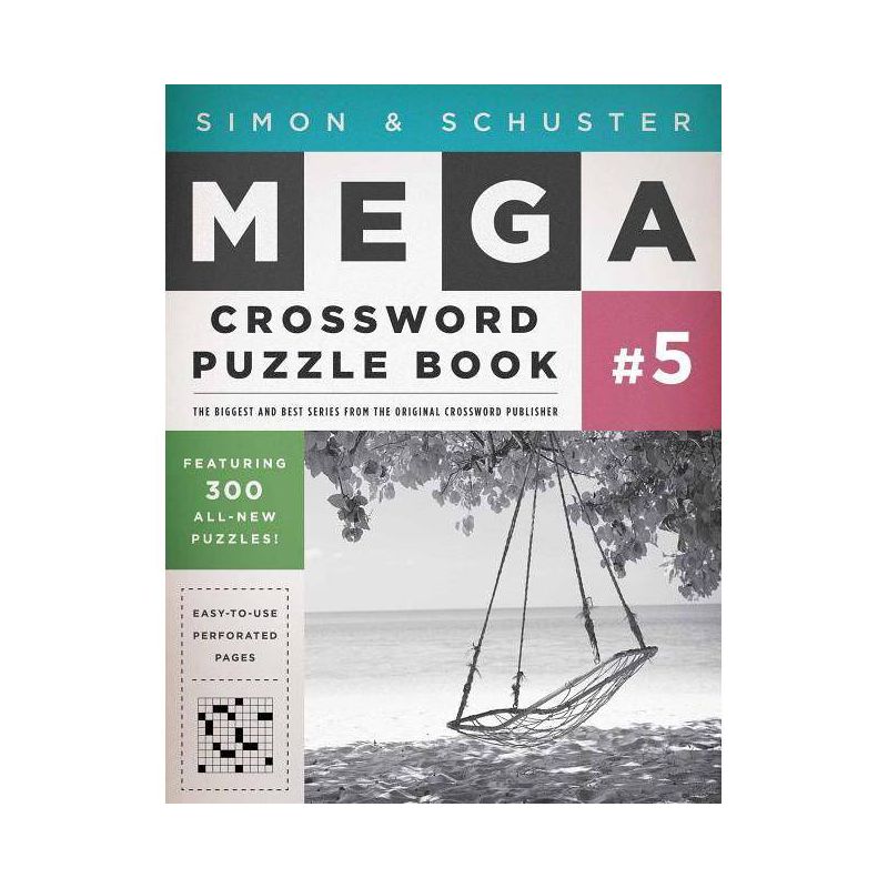 Simon & Schuster Mega Crossword Puzzle Book #5 - (S&s Mega Crossword Puzzles) by  John M Samson (Paperback), 1 of 2