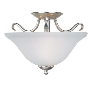 Maxim Lighting Basix 2 - Light Semi-Flush Mount in  Satin Nickel - 1 of 1