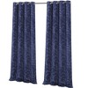 Kate Aurora 2 Pack Arbor Room Darkening Floral Grommet Top Window Curtain Panels - 3 of 4