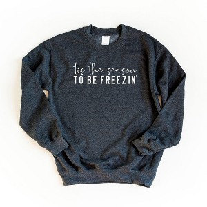 Simply Sage Market Women's Graphic Sweatshirt Tis The Season To Be Freezin - 1 of 2