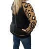 Women's Fleece Animal Print Long Sleeve Tee - honeyme - 2 of 2