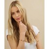 RMZ GOLD NYC 18K Gold Plated Red & Black Mariner Bracelet - 2 of 3