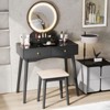 LACOO Vanity Table with Lighted Mirror and Stool - 2 of 4