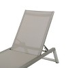 PAGED Patio Lounge Chair Tiltable Recliner with Metal Frame and Mesh Modern Chaise Lounge for Garden, Poolside - 3 of 4