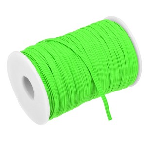 Unique Bargains Flat Elastic Band for Sewing Braided Stretch Strap Cord Roll for Wig Crafts DIY - 1 of 3
