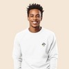 Dalix Mushroom (Glow in the Dark) Embroidered Fleece Sweatshirt Pullover Mens - 3 of 4