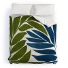 Deny Designs Modern Tropical Deep Woods Comforter and Pillow Sham Set Blue - 2 of 4