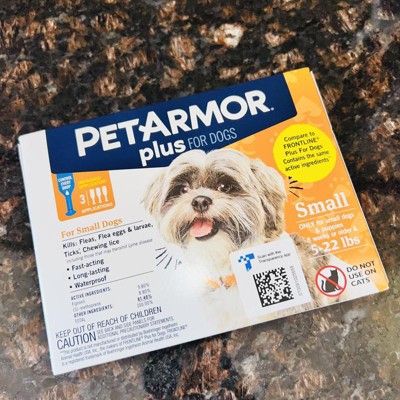 Petarmor Plus Flea And Tick Topical Treatment For Dogs - 45-88lbs - 6 ...