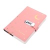 Unique Bargains Cute Journaling Leather Marble A5 Diary with Lock 120 Pages - 3 of 4