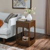 Modern Side Table with Storage, Lift Top Side Table,Adjustable End Table for Couch , Wooden Nightstand for Living Room or Bedroom–The Pop Home - 2 of 4