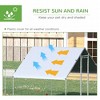 Metal Chicken Run 9.8' x 26.2' x 6.6' with Waterproof and Anti-UV Cover for Outdoor and Yard Farm Use - 4 of 4