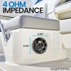 6.5" Dual Marine Speakers for Outdoor Sound with Water-Resistant Design, Easy Installation, Compatible with Boats - 3 of 4