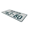 MaseiKar Japan License Plate Tag "Nagano-ken 09 63-80" For Deco 13"x6" - 2 of 4