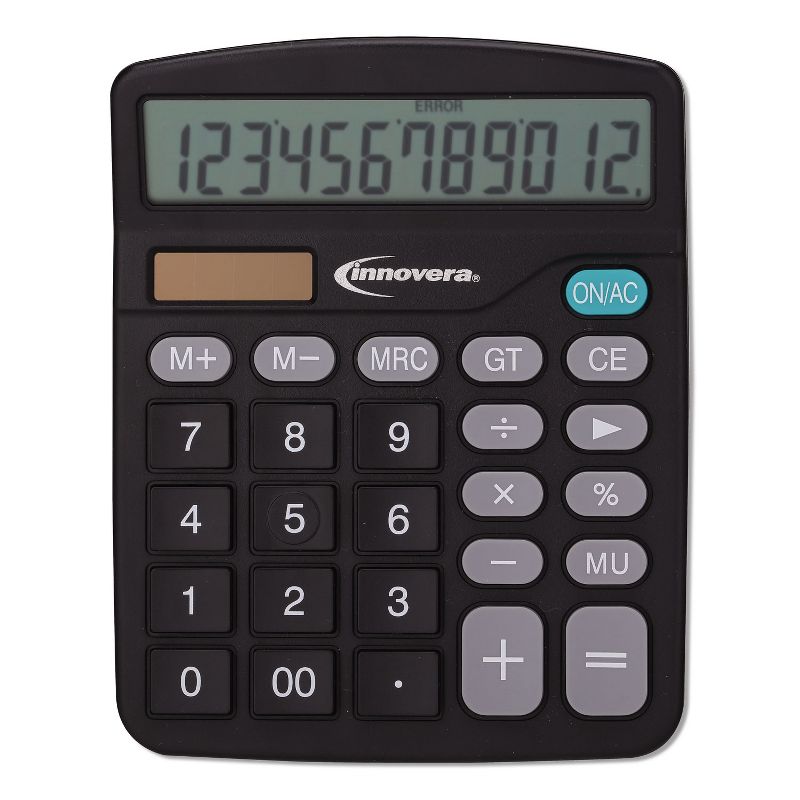 Innovera 15923 Desktop Calculator 12-Digit LCD, 2 of 6