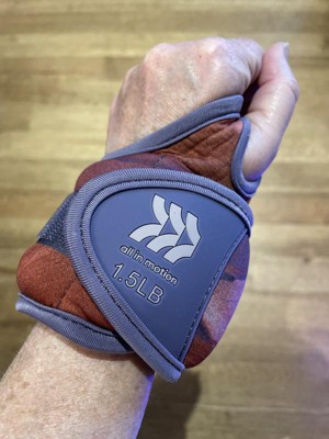 Wrist Weights Anti-micorbial 1.5lbs 2pc - All In Motion™ : Target