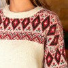 Women's Festive Fair Isle Knit Sweater - Cupshe - 3 of 4
